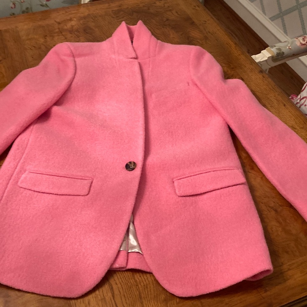J. Crew Pink Blazer Size 4